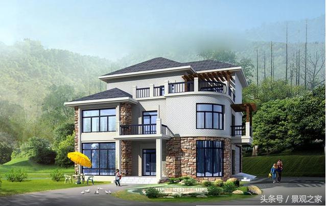 2套漂亮農(nóng)村小別墅，您中意哪款？