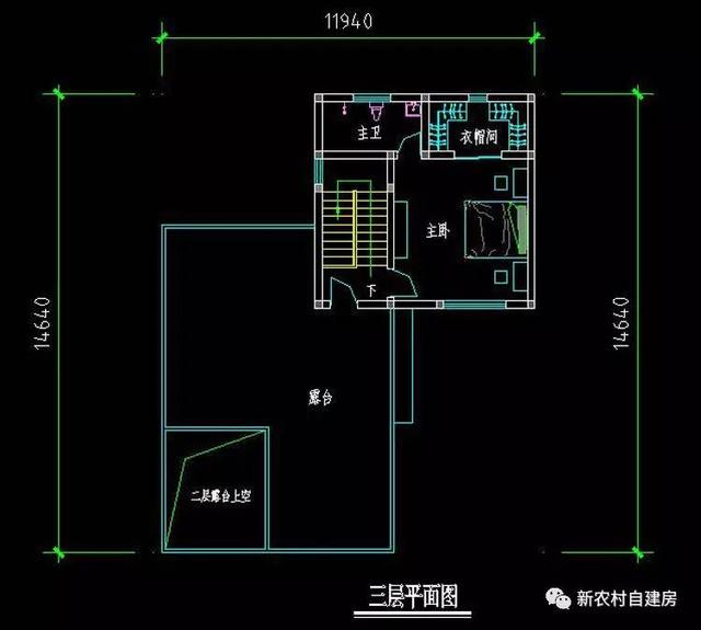 12X18米三層現(xiàn)代農(nóng)村別墅，30萬帶院子和平層頂