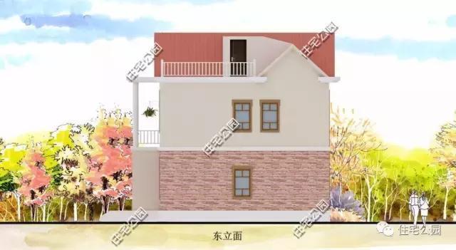 13.5X10米田園別墅，時(shí)尚實(shí)用，造價(jià)24萬(wàn)！