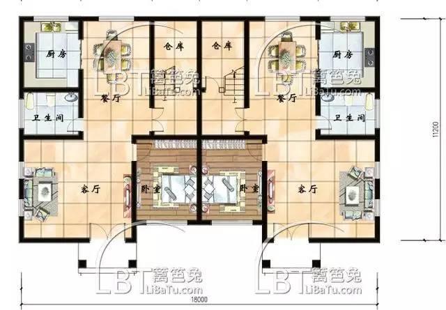 10套自建房雙拼別墅 兄弟聯(lián)排別墅全套圖紙，第八套最受歡迎！