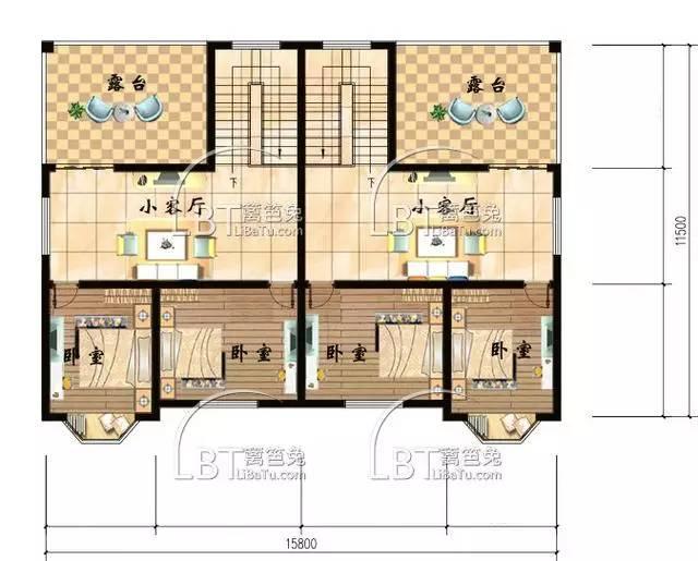 10套自建房雙拼別墅 兄弟聯(lián)排別墅全套圖紙，第八套最受歡迎！