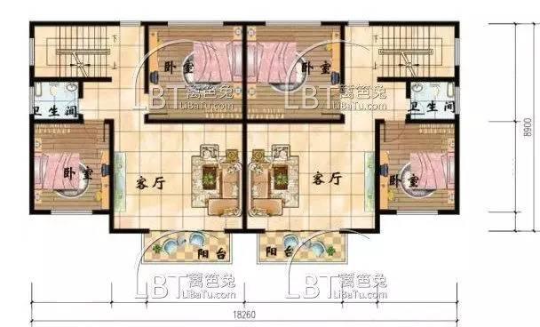 10套自建房雙拼別墅 兄弟聯(lián)排別墅全套圖紙，第八套最受歡迎！