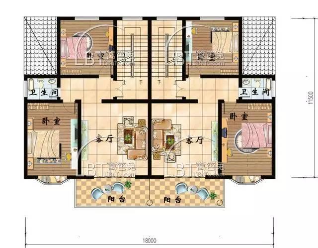 10套自建房雙拼別墅 兄弟聯(lián)排別墅全套圖紙，第八套最受歡迎！