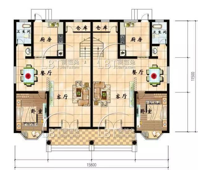 10套自建房雙拼別墅 兄弟聯(lián)排別墅全套圖紙，第八套最受歡迎！