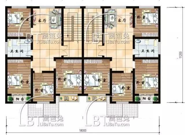 10套自建房雙拼別墅 兄弟聯(lián)排別墅全套圖紙，第八套最受歡迎！