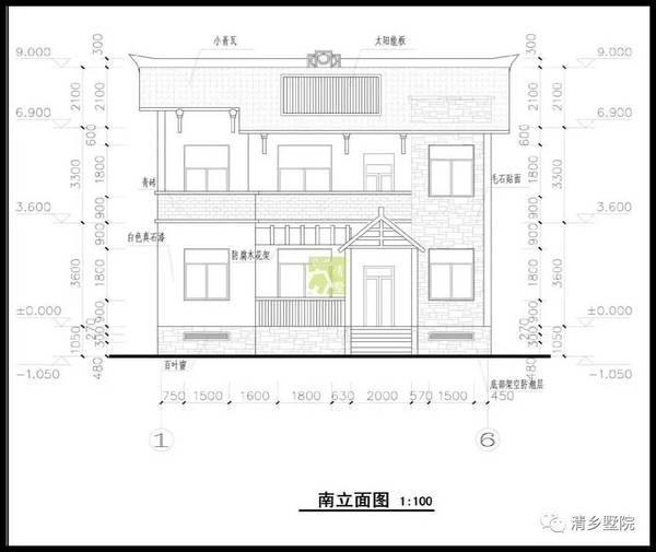 10米X17米簡(jiǎn)約大方17萬(wàn)內(nèi)自建別墅方案