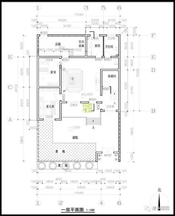 10米X17米簡(jiǎn)約大方17萬(wàn)內(nèi)自建別墅方案
