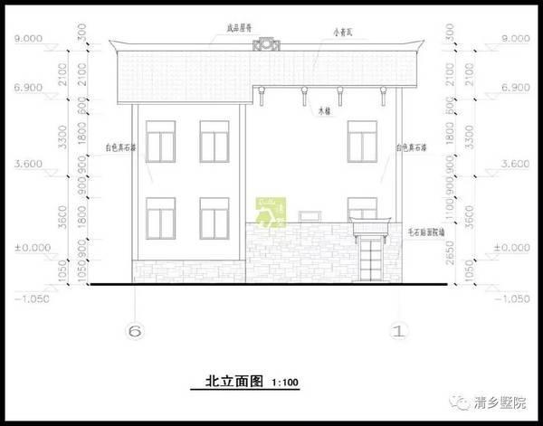 10米X17米簡(jiǎn)約大方17萬(wàn)內(nèi)自建別墅方案