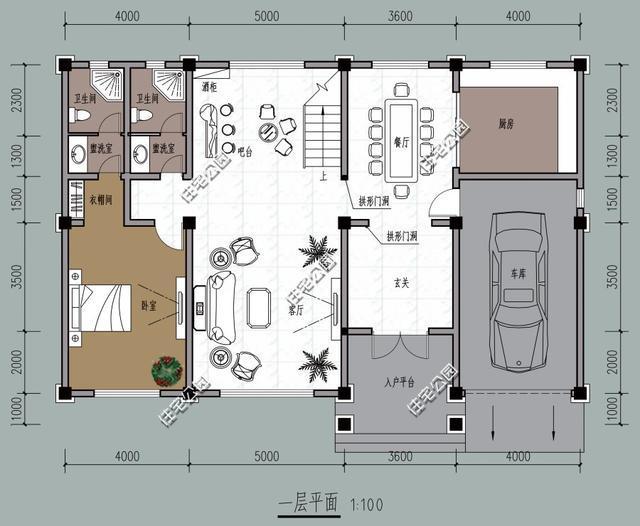 新農(nóng)村別墅，如果價格一樣，歐式現(xiàn)代三合院咋選？含平面圖