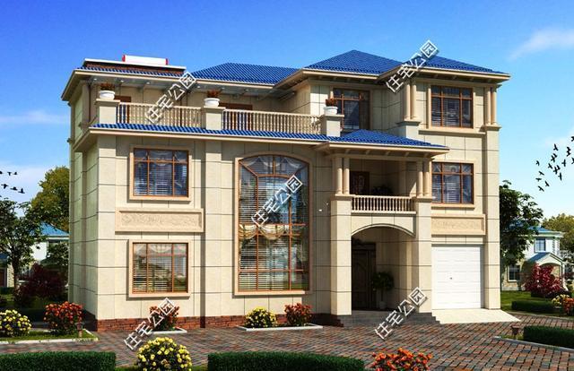 新農(nóng)村別墅，如果價格一樣，歐式現(xiàn)代三合院咋選？含平面圖