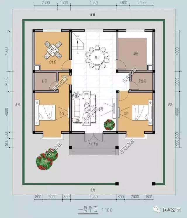 農(nóng)村別墅簡歐滿街，土豪開始法式了，3套戶型含平面圖