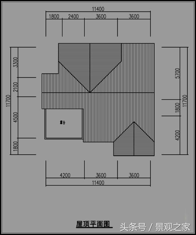 二層帶閣樓新農(nóng)村別墅設計圖紙（帶效果圖）