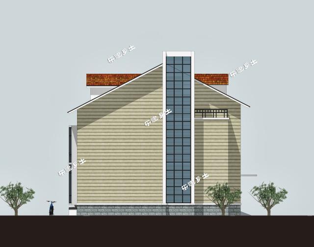 10x12米兩層半英倫別墅全套圖紙，占地面積小，實用又大方！