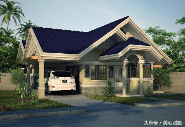 適合農(nóng)村的5套單層戶型，好美，好想擁有一套這樣的房子