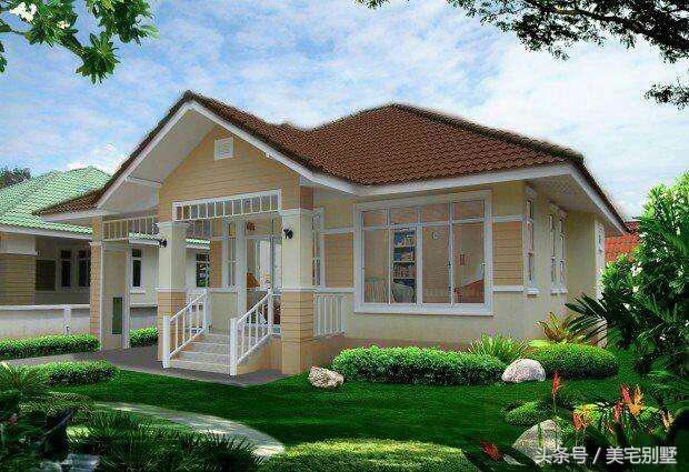 適合農(nóng)村的5套單層戶型，好美，好想擁有一套這樣的房子