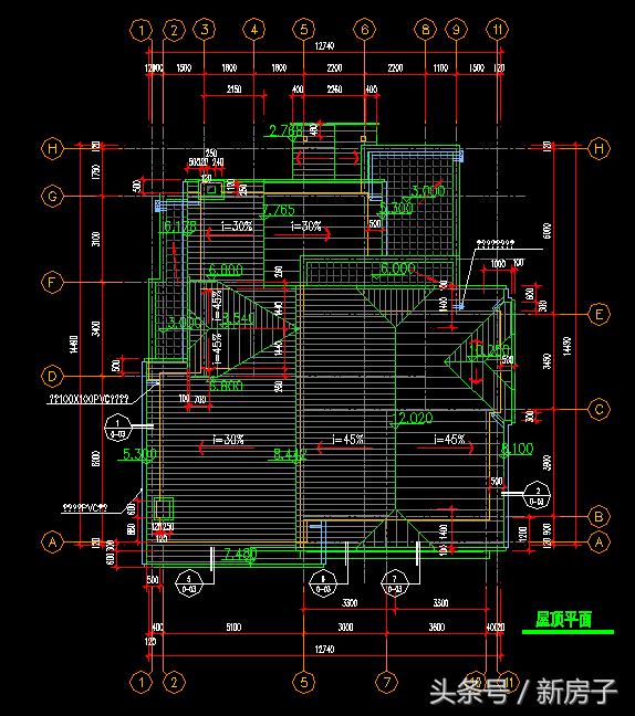12.74x14.49三層個(gè)性年輕小別墅