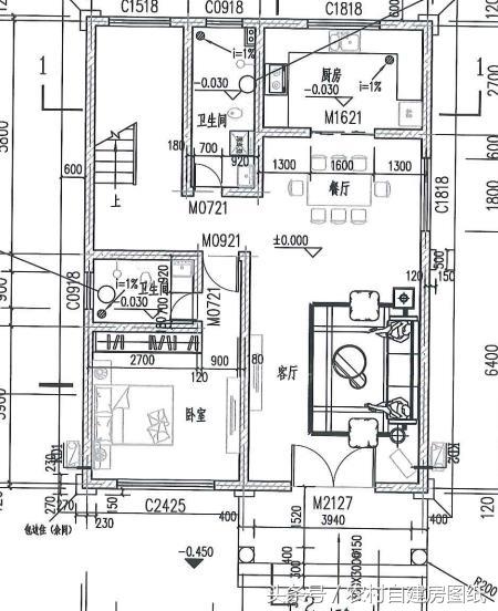 8.5X11.5米三層農(nóng)村自建房設(shè)計(jì)方案圖，30-40萬(wàn)建主體