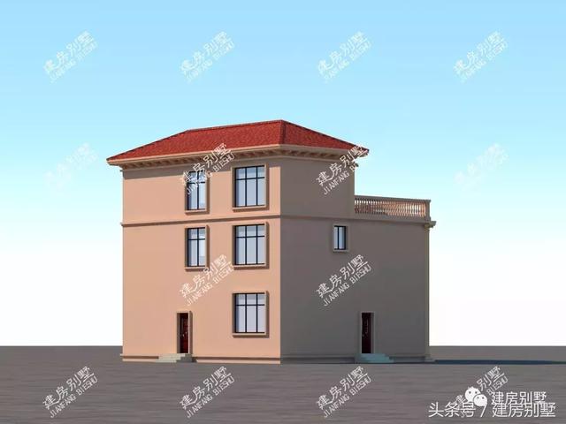 2棟面寬12米三層農(nóng)村房屋方案圖，第一棟受追捧