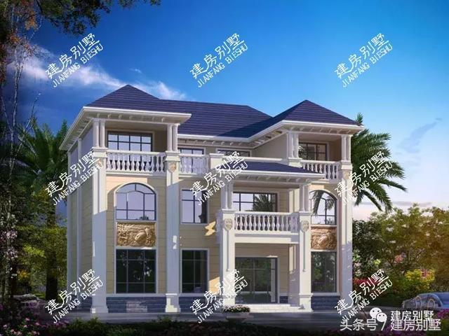 16×12米三層豪宅樓房設(shè)計圖，隔著屏幕都能感受到豪門氣息