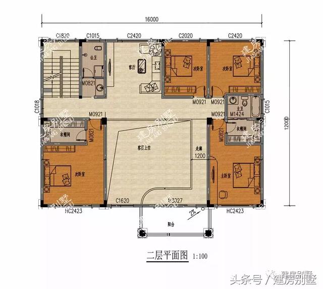 16×12米三層豪宅樓房設(shè)計圖，隔著屏幕都能感受到豪門氣息