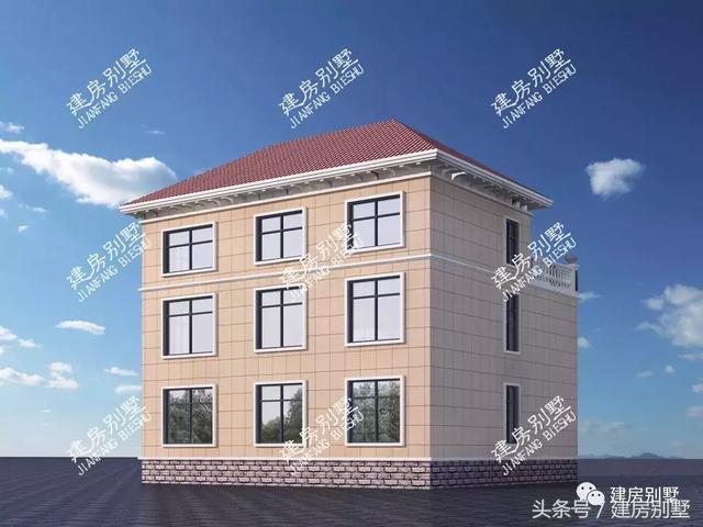 11.86*10.56米三層樓房設(shè)計(jì)方案，全村都拍手稱好