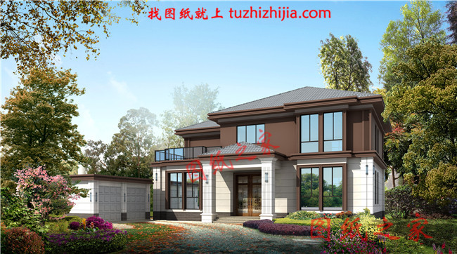 農村2018新式好看又簡單的二層樓房設計圖，外形美觀，家用足夠