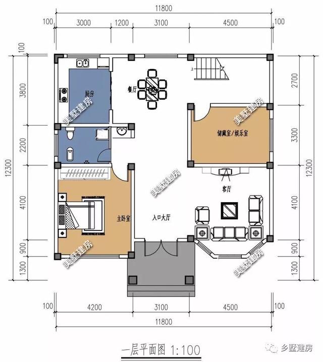 3款農(nóng)村二層小樓房設(shè)計(jì)圖，20萬建主體，讓城里人羨慕吧
