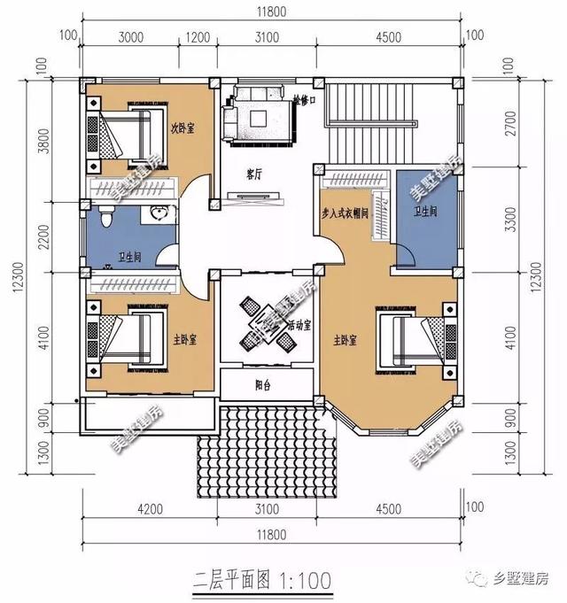 3款農(nóng)村二層小樓房設(shè)計(jì)圖，20萬建主體，讓城里人羨慕吧