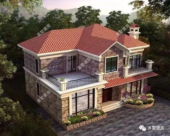 3款農(nóng)村二層小樓房設(shè)計(jì)圖，20萬建主體，讓城里人羨慕吧