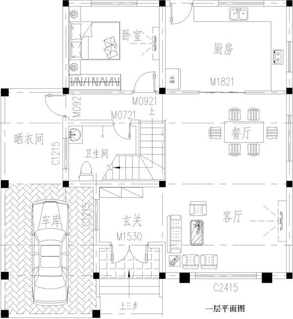 造價低的二層簡單房子方案圖，20萬建主體沒問題