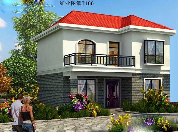 造價低的二層簡單房子方案圖，20萬建主體沒問題