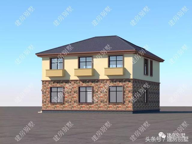 2款簡(jiǎn)約時(shí)尚的兩層小樓設(shè)計(jì)圖，第一款最受歡迎