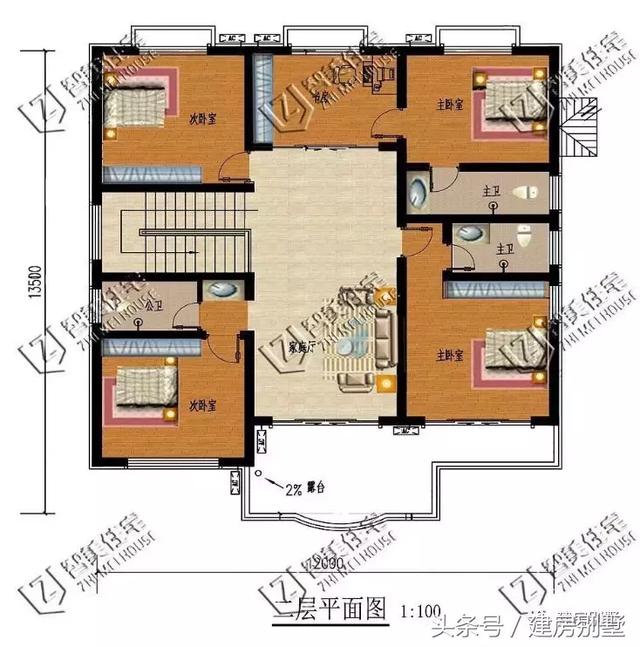2款簡(jiǎn)約時(shí)尚的兩層小樓設(shè)計(jì)圖，第一款最受歡迎