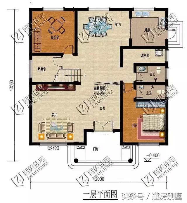 2款簡(jiǎn)約時(shí)尚的兩層小樓設(shè)計(jì)圖，第一款最受歡迎