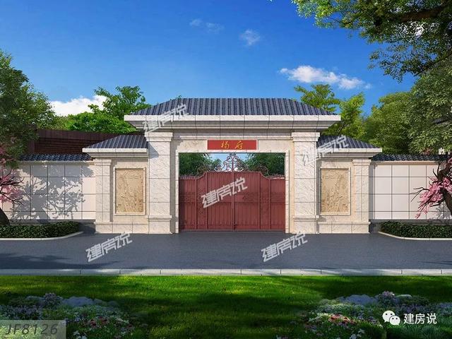 2款富豪專(zhuān)屬新中式別墅設(shè)計(jì)方案圖，家大業(yè)大的自建有面子