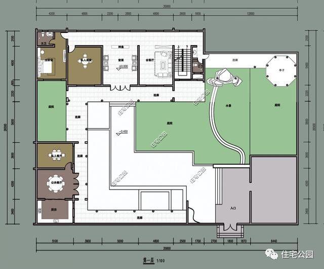 自建房三合院、四合院戶型對(duì)比，你喜歡哪個(gè)？
