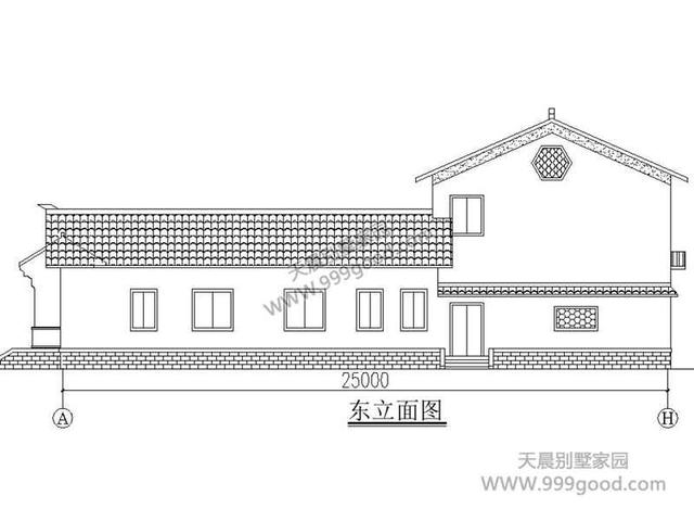 鄉(xiāng)村自建三合院別墅設(shè)計(jì)圖，古樸大氣高品位