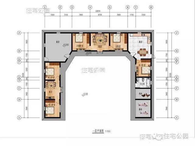 北方農村蓋房子，二合院好還是三合院好？看戶型對比
