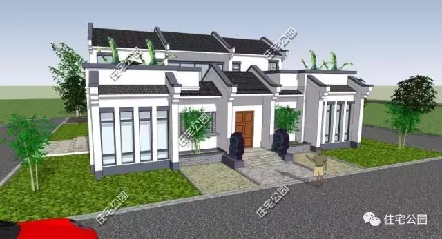 建了這棟中式三合院，洋房別墅都黯然失色了