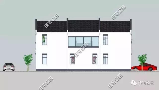 建了這棟中式三合院，洋房別墅都黯然失色了