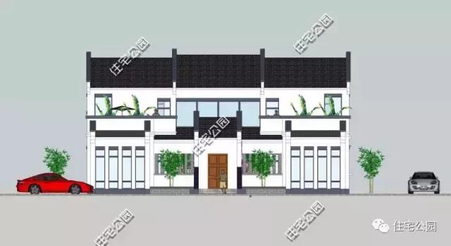 建了這棟中式三合院，洋房別墅都黯然失色了