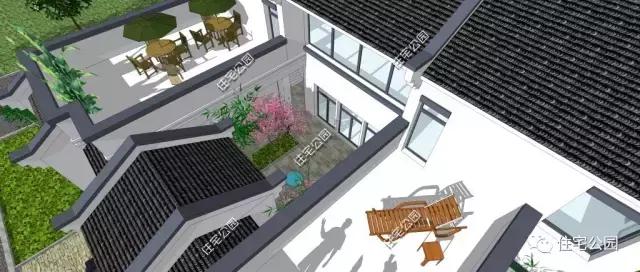 建了這棟中式三合院，洋房別墅都黯然失色了