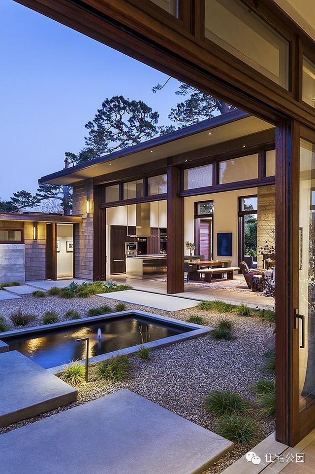 最漂亮的現(xiàn)代三合院實(shí)拍圖，完美中堂及庭院