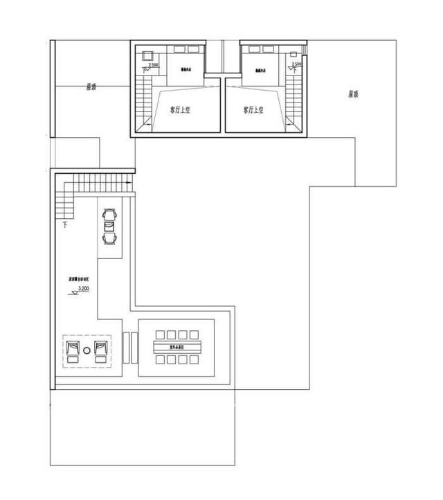 現(xiàn)代新中式二層三合院設(shè)計(jì)方案圖，低調(diào)，有品位