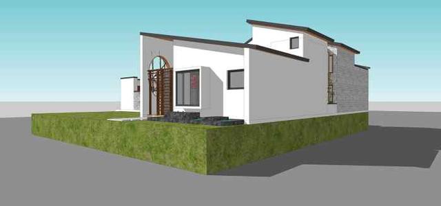 現(xiàn)代新中式二層三合院設(shè)計(jì)方案圖，低調(diào)，有品位