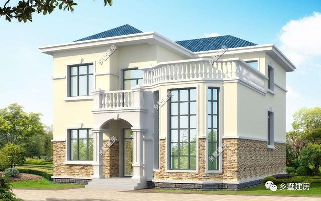 10X12米農(nóng)村二層經(jīng)典樓房設(shè)計方案，全國各地搶著建