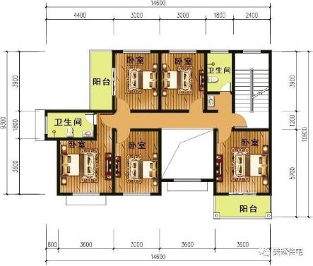 20款帶車庫(kù)自建房戶型圖，一二三層都有