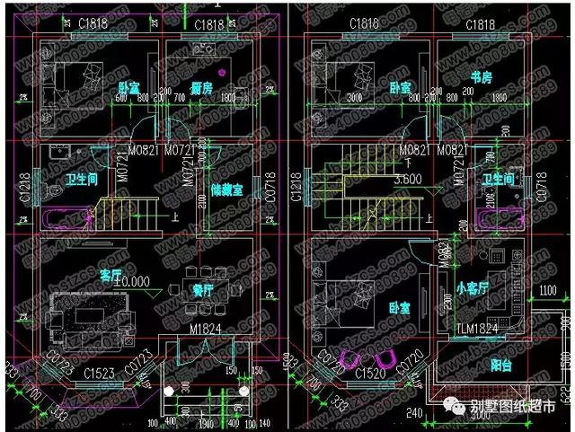 幾款面寬10米以下的農(nóng)村自建房設(shè)計(jì)，小宅基也能用