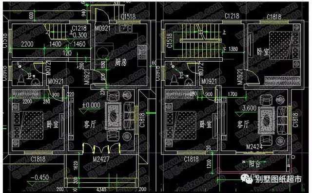 幾款面寬10米以下的農(nóng)村自建房設(shè)計(jì)，小宅基也能用
