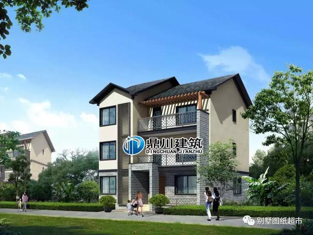 幾款面寬10米以下的農(nóng)村自建房設(shè)計(jì)，小宅基也能用